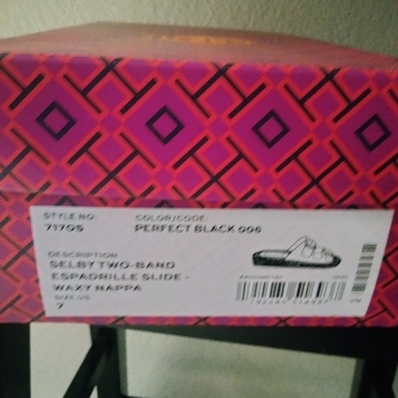 Tory Burch Shelby 2 ban espadrille slide sandals size 7 - Picture 9 of 11